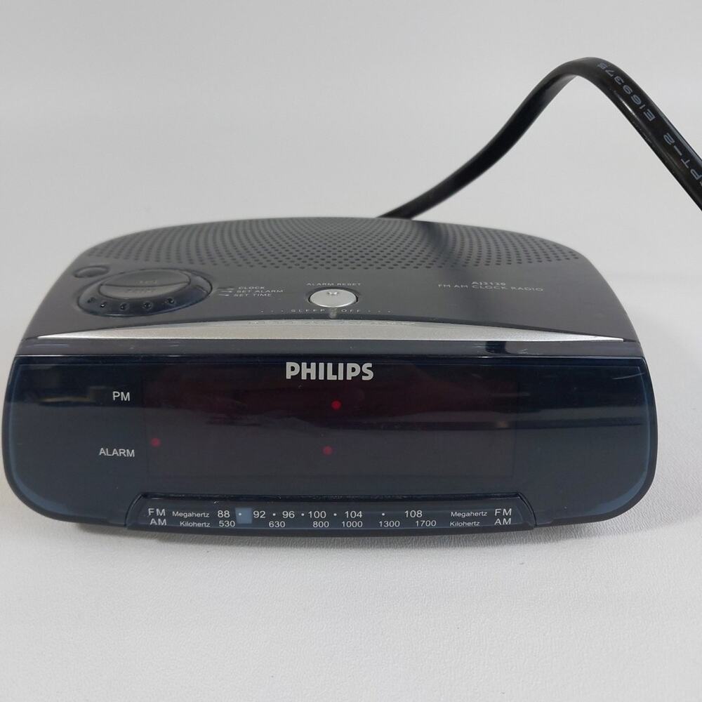 Philips AJ3120/17 Alarm Clock FM AM‎ Radio Snooze Sleep